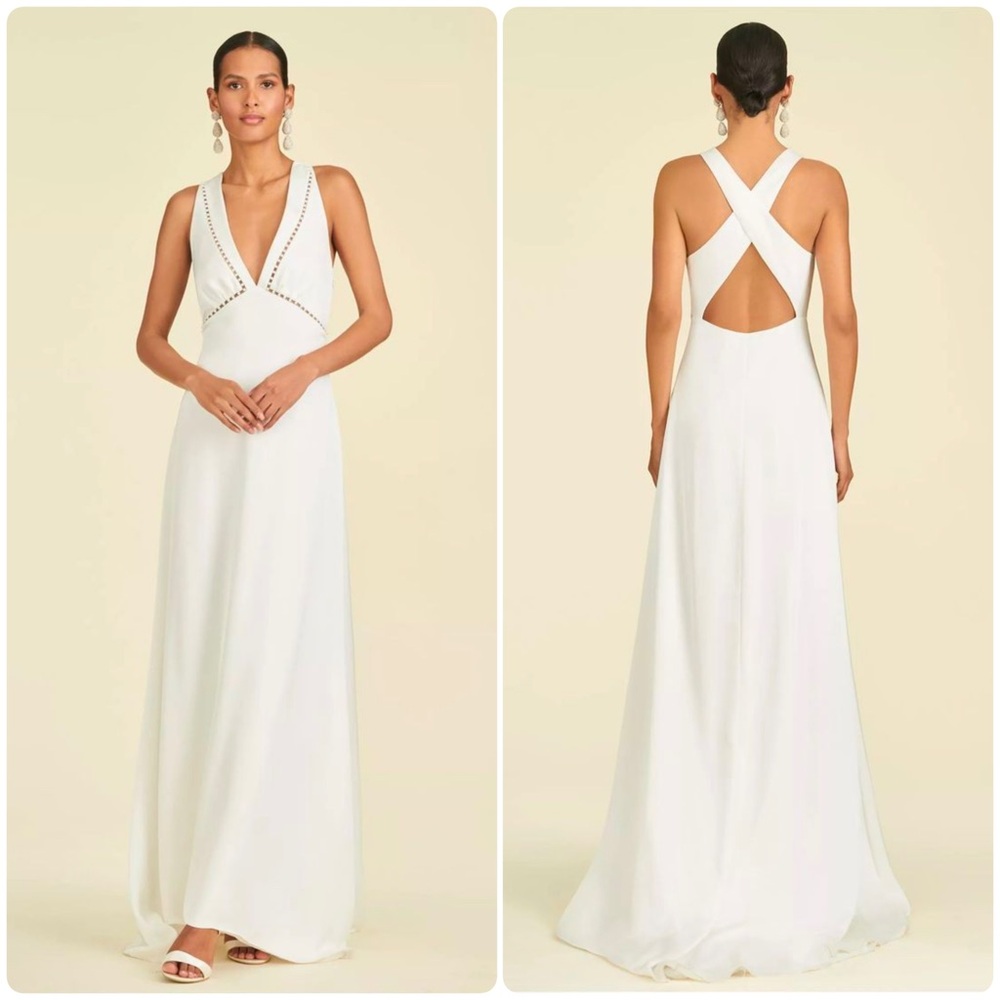 Sachin & Babi size 14 Astor pearl-embellished gown - Picture 2 of 14